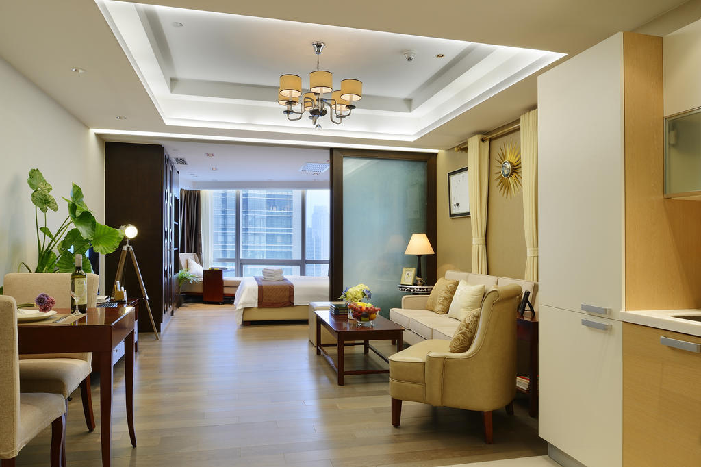 Yousu Hotel & Apartment Nanjing Xuanwu Lake Jinmao Plaza Branch ห้อง รูปภาพ