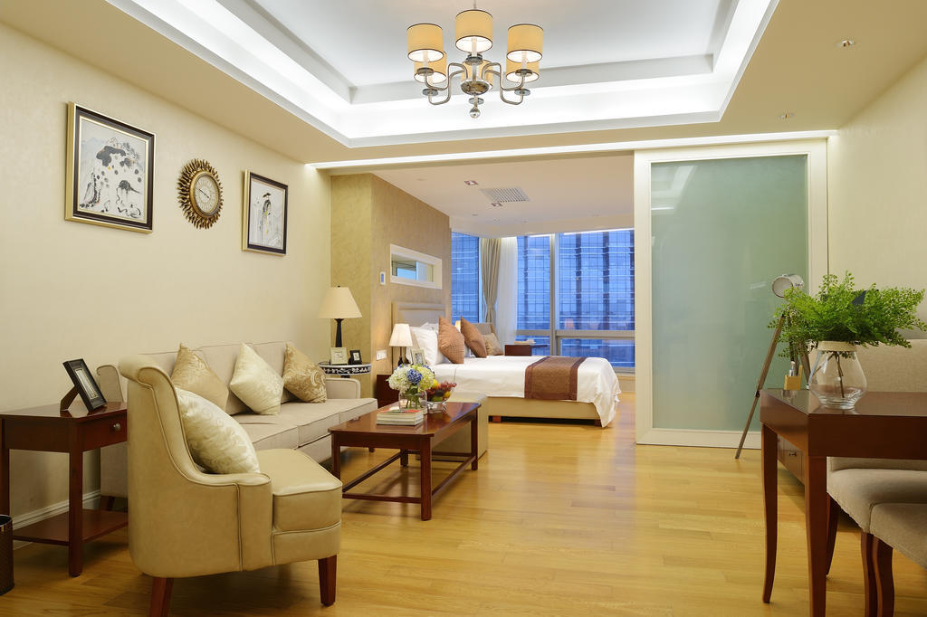 Yousu Hotel & Apartment Nanjing Xuanwu Lake Jinmao Plaza Branch ห้อง รูปภาพ